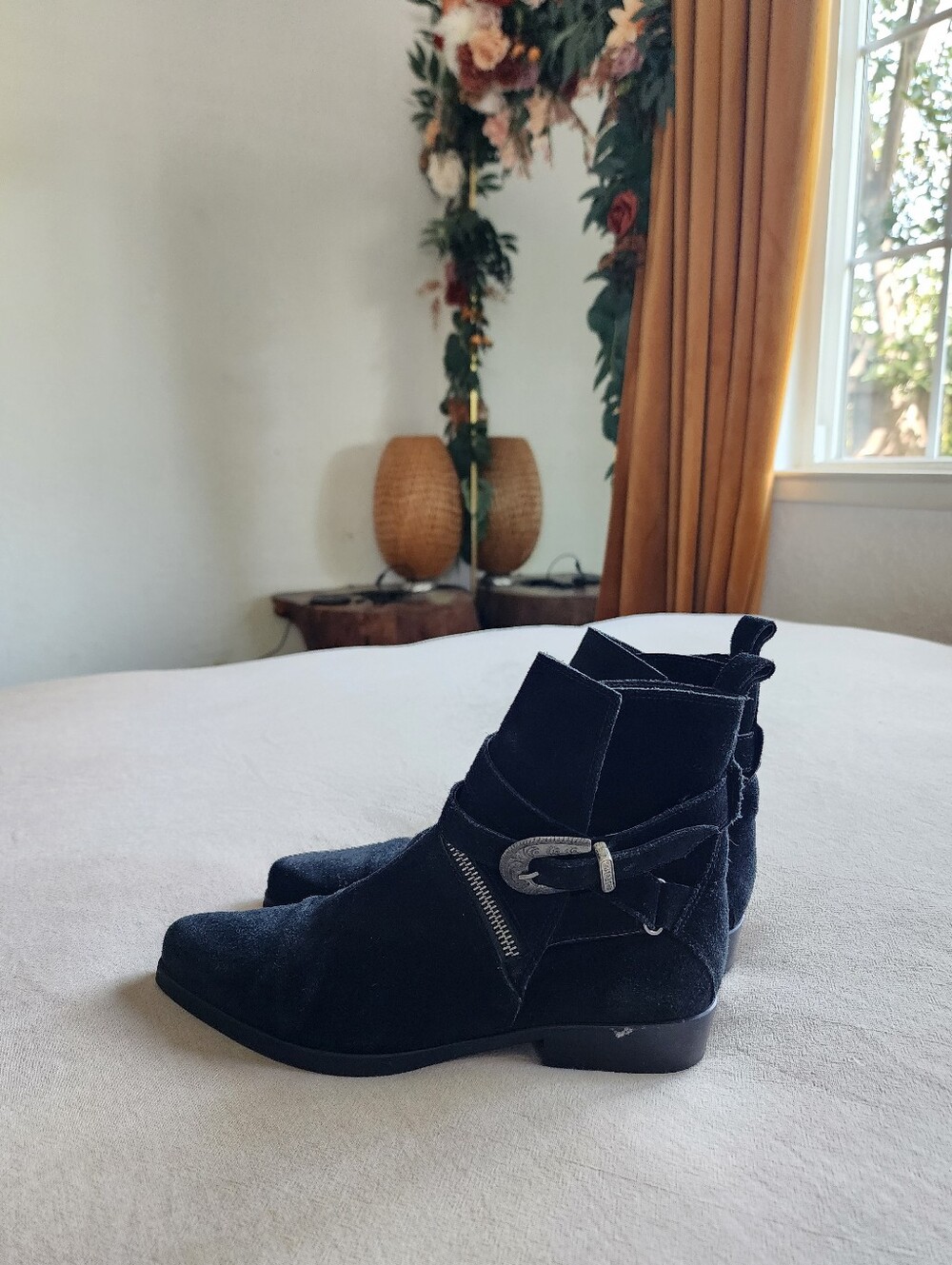 All Saints TEJUS Suede Leather Boots